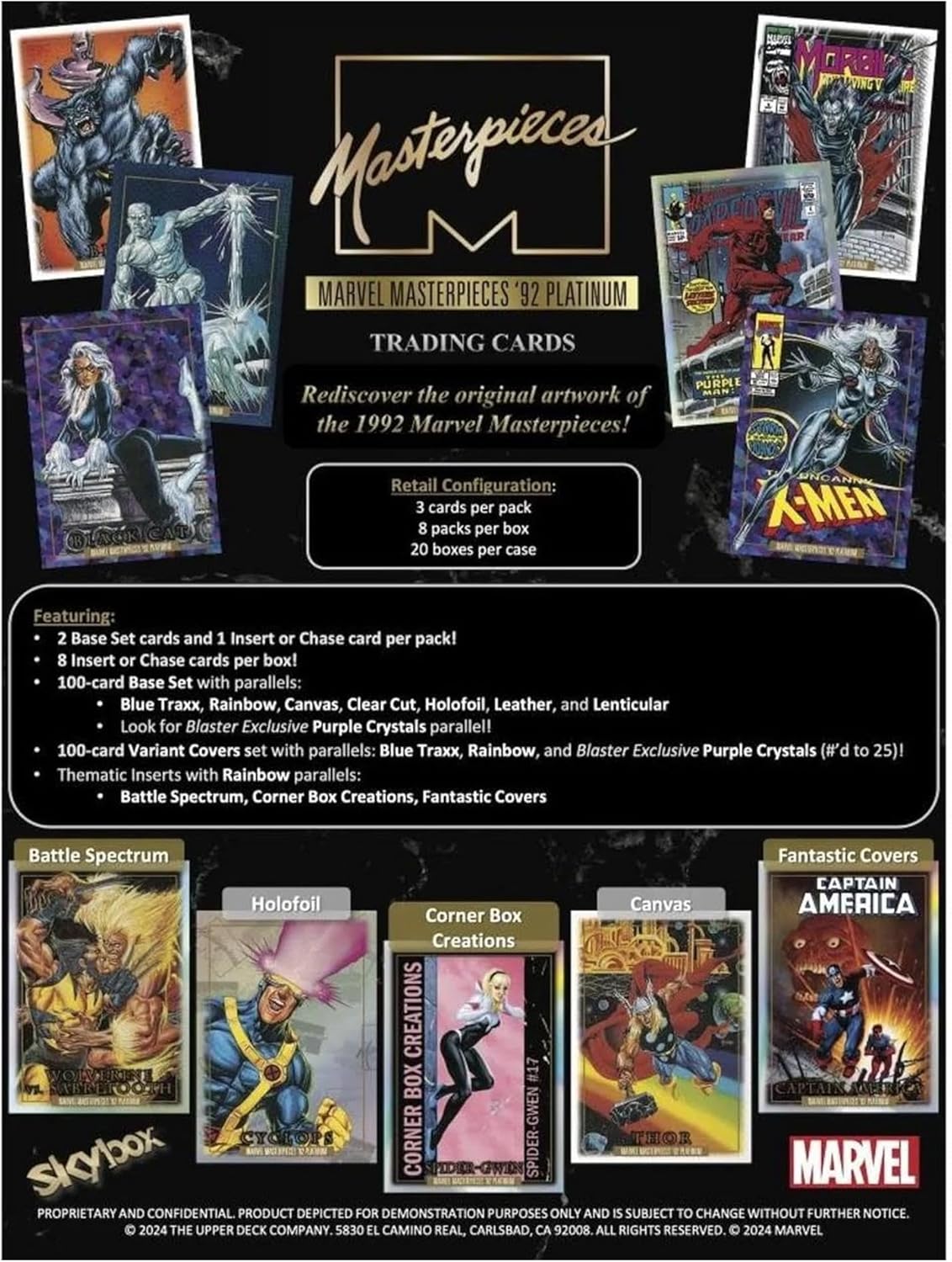 Marvel Masterpieces '92 Platinum Blaster Box