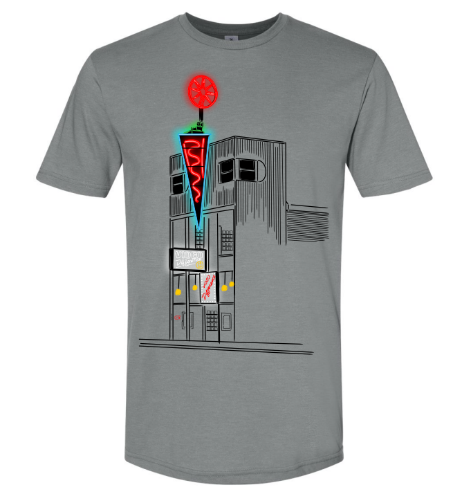 Video Difference T-Shirt - Building