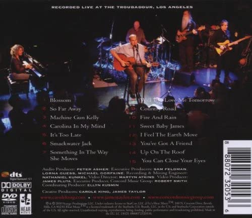King, Carole & James Taylor/Live at the Troubadour (CD+DVD)