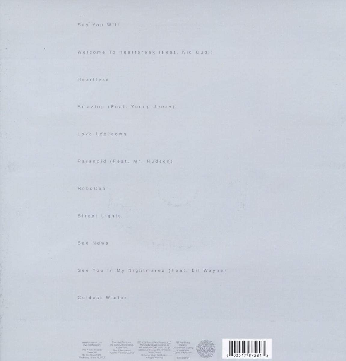 West, Kanye/808s & Heartbreak (2LP+CD)