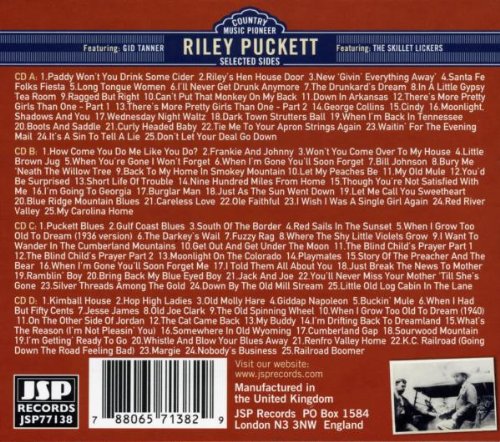 Puckett, Riley/Selected Sides 1924-1941 (4CD)