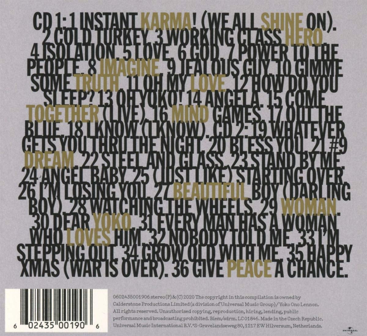 Lennon, John/Gimme Some Truth (2CD)