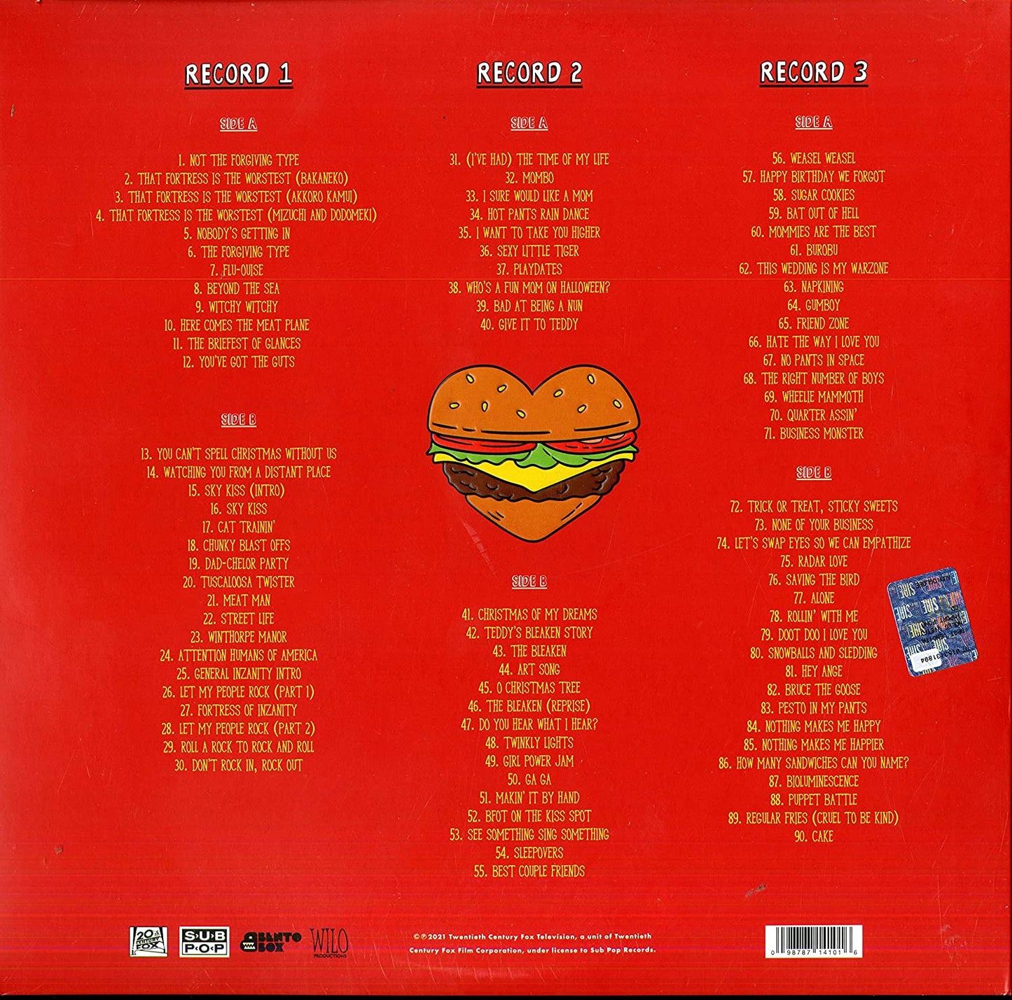 Soundtrack/The Bob's Burgers Music Album Vol. 2 (3LP)