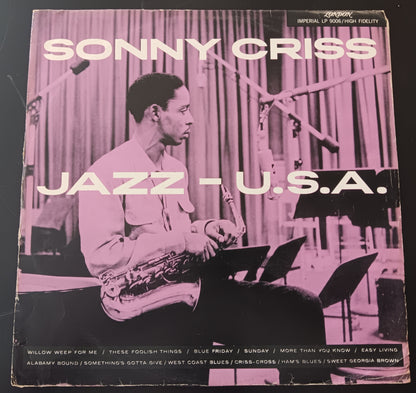 [Used LP] Criss, Sonny / Jazz - U.S.A.