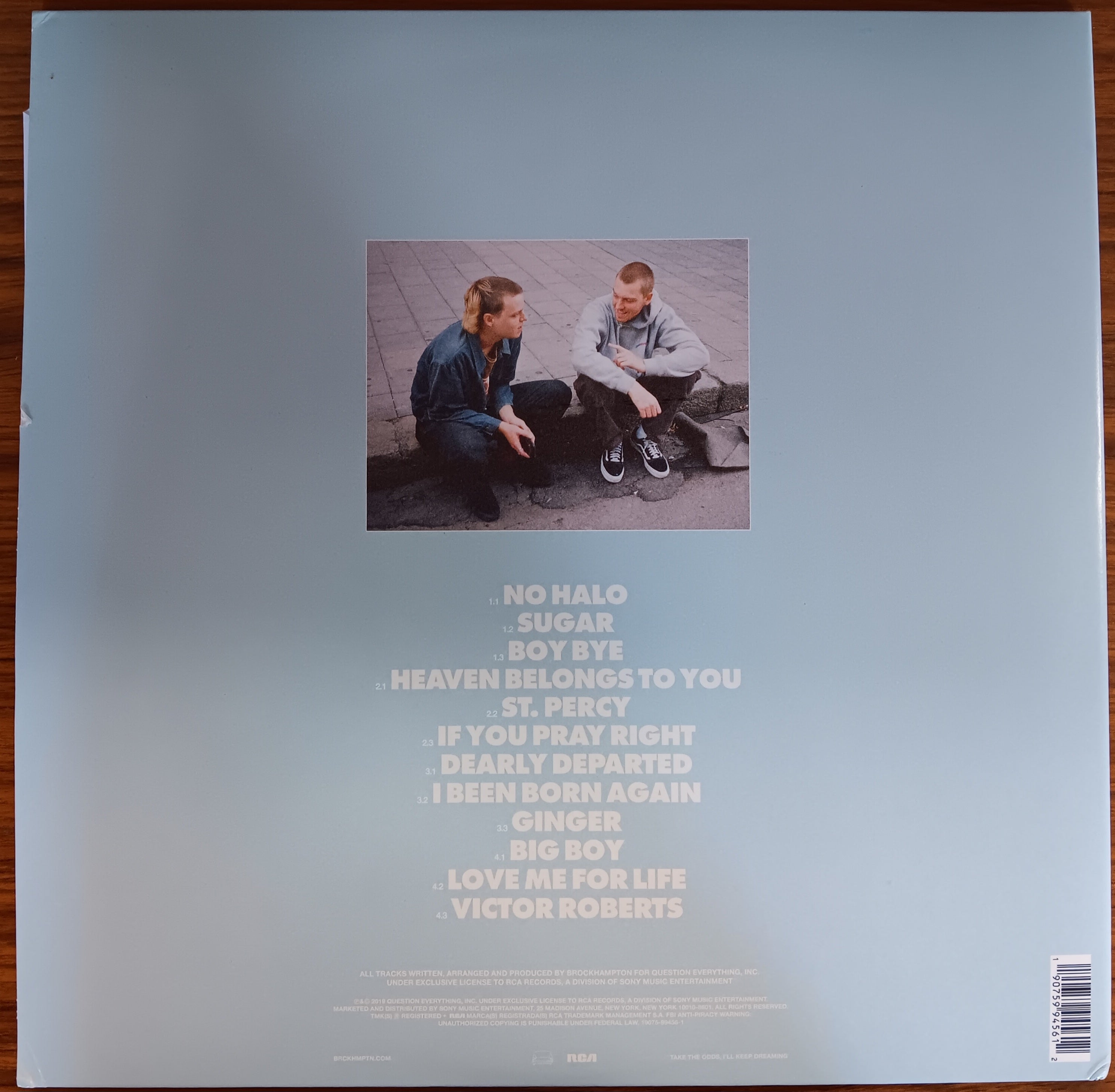 Brockhampton Ginger Vinyl shops (Fan Edition)