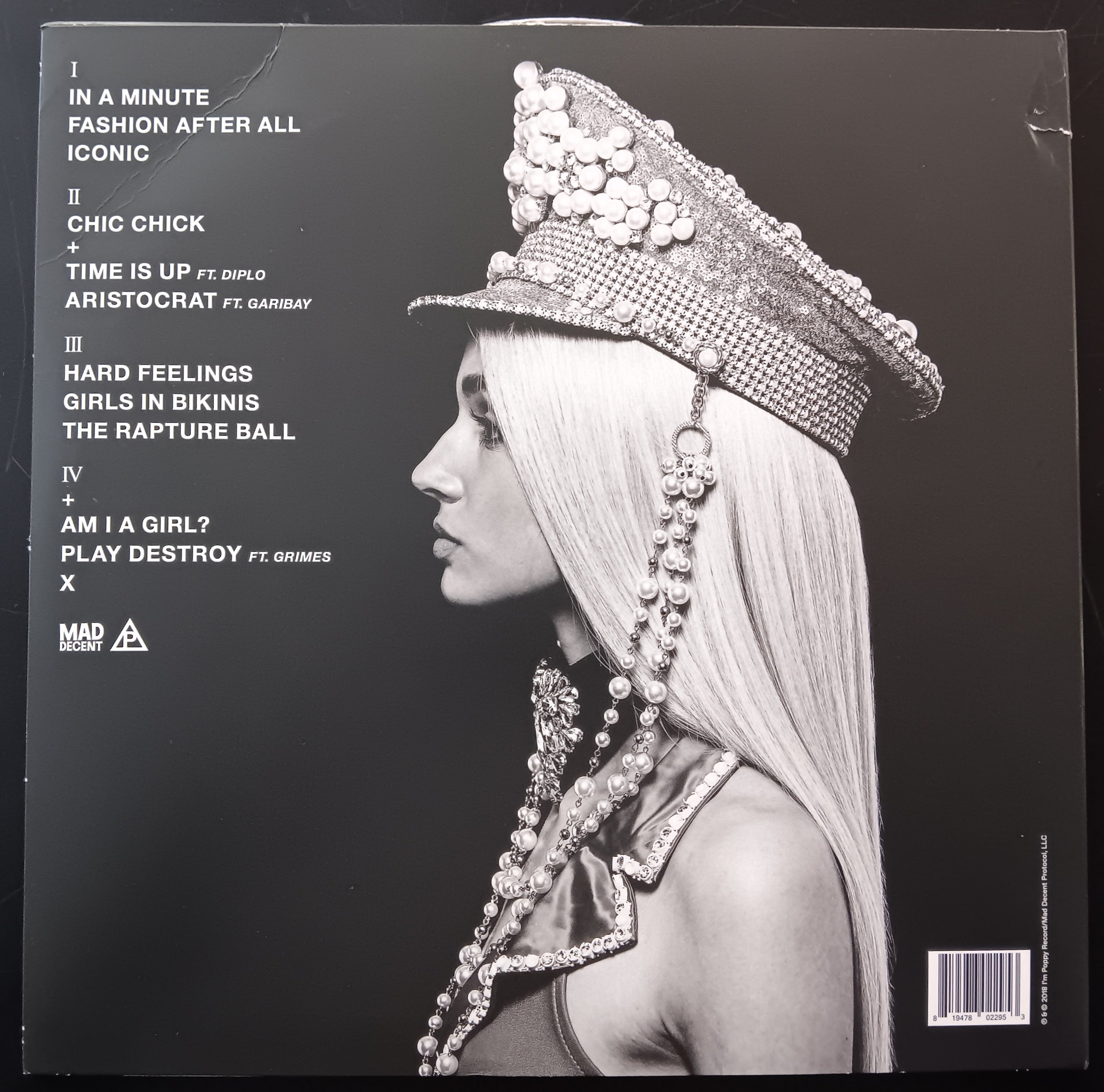 Used LP] Poppy / Am I A Girl? – Taz Records