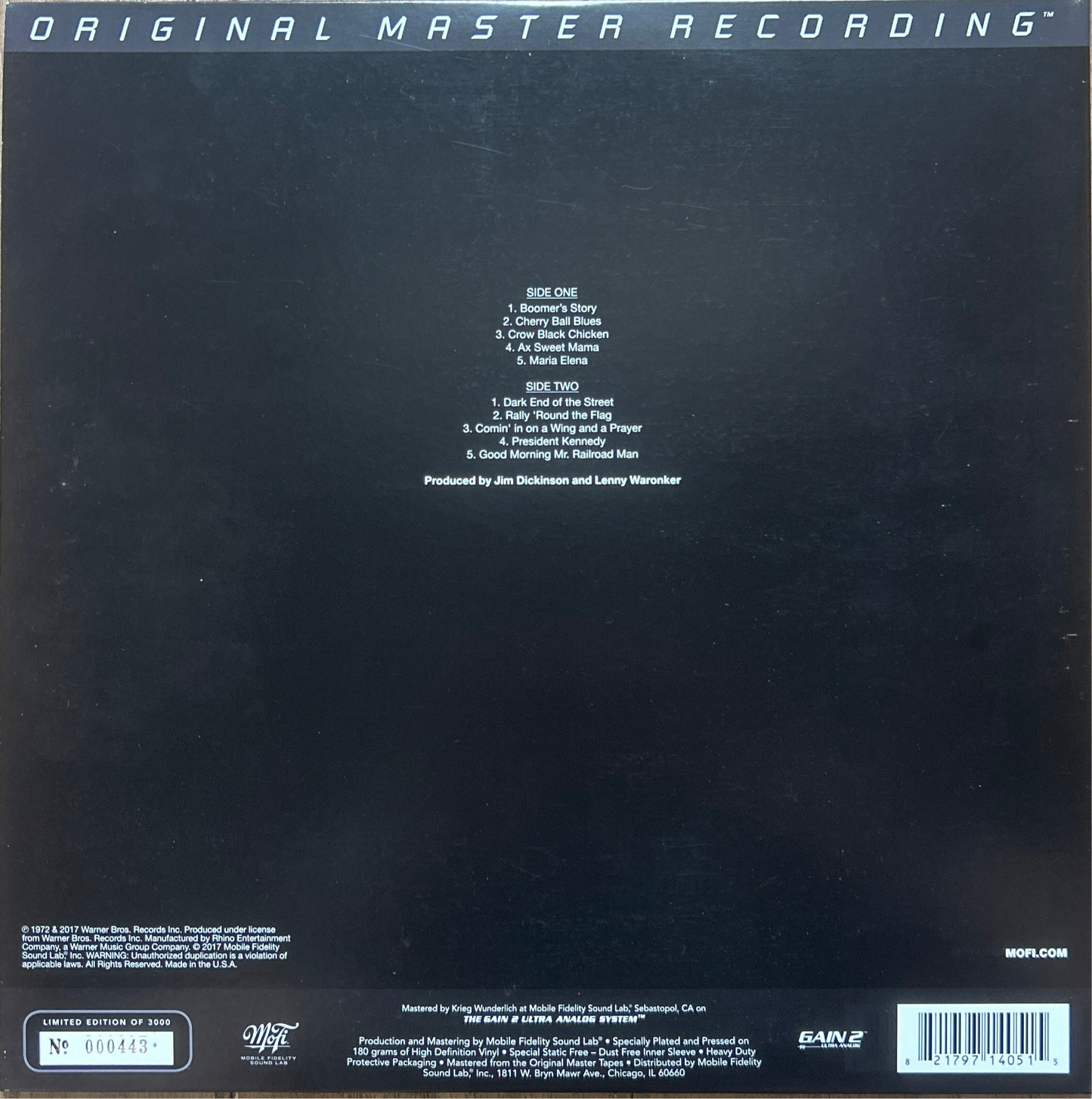 [Used LP] Cooder, Ry / Boomer's Story