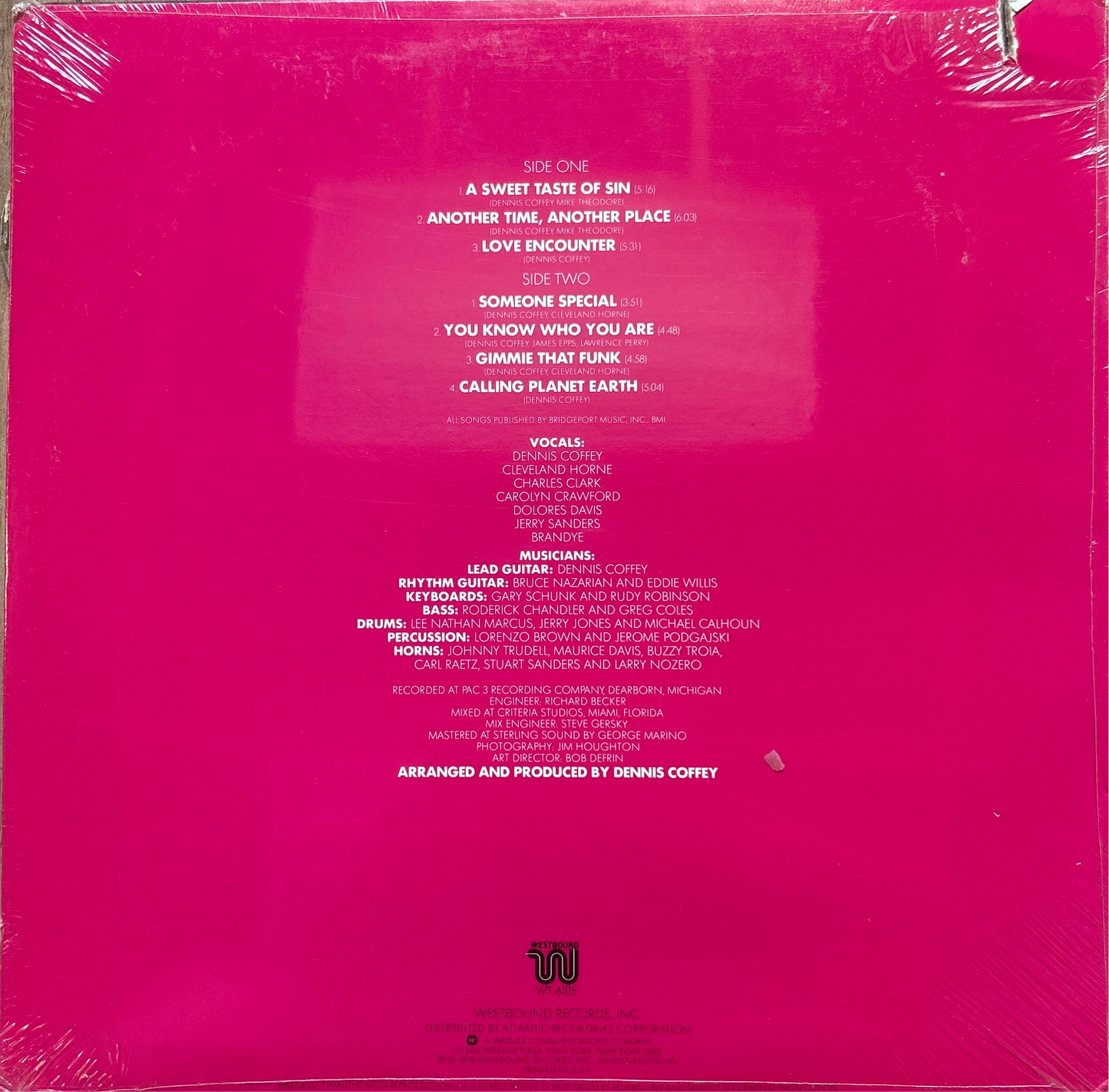 [Used LP] Coffey, Dennis / A Sweet Taste of Sin