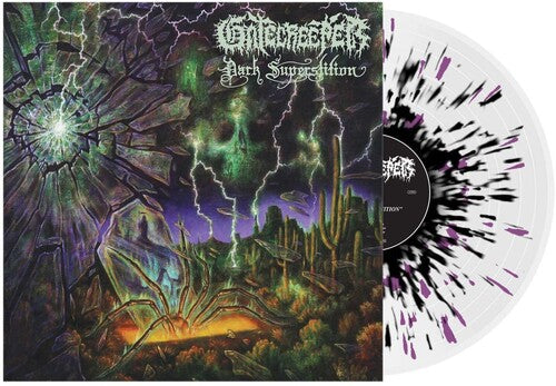 Gatecreeper/Dark Superstition (Clear Black & Purple Splatter Vinyl) [LP]