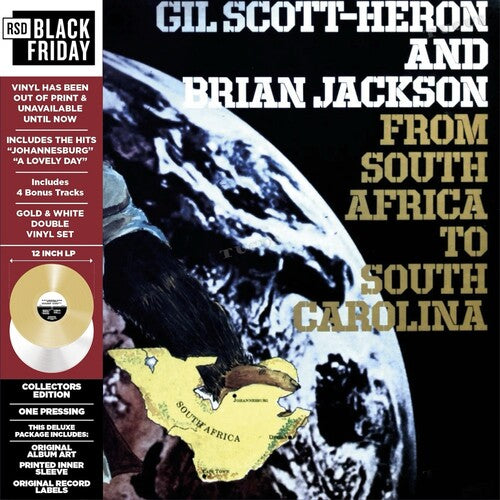 Scott-Heron, Gil & Brian Jackson/From South Africa To South Carolina (Gold & White Vinyl) [LP]