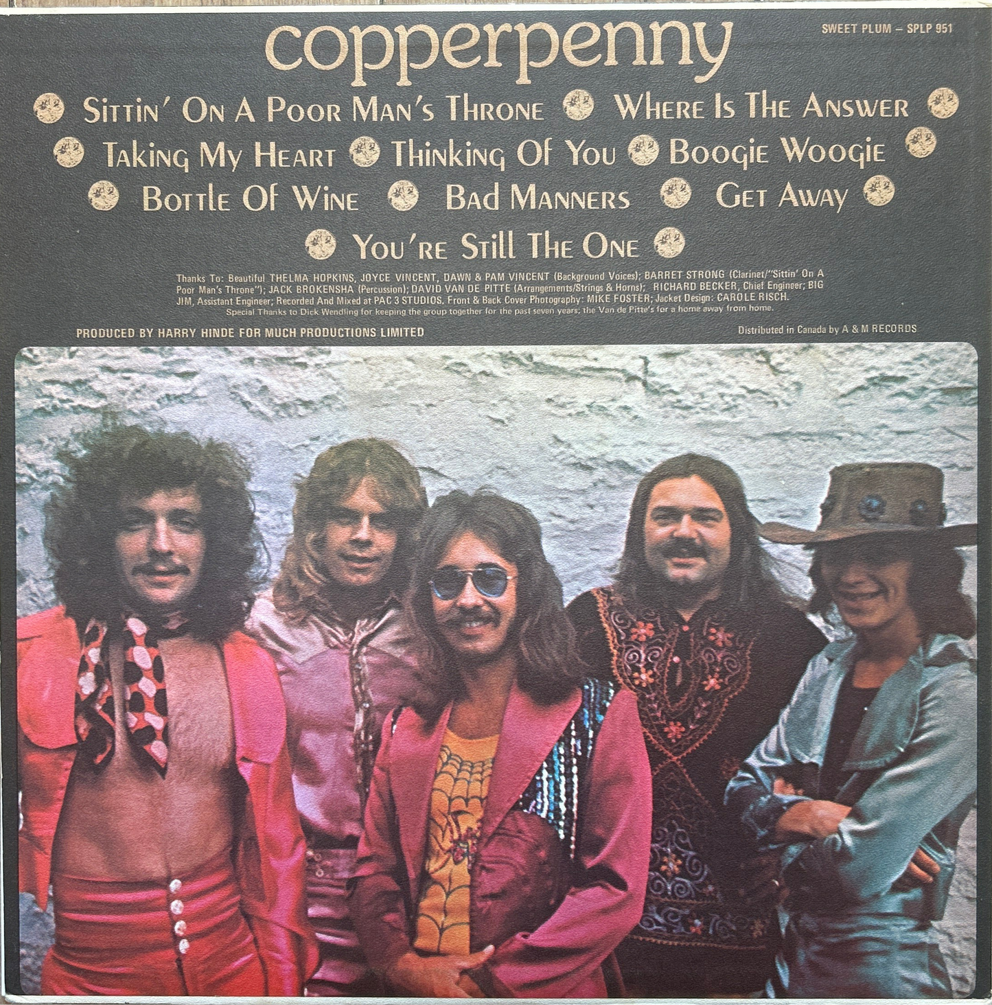 [Used LP] Copperpenny / Sitting On A Poor Man's Throne