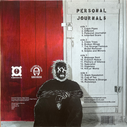 [Used LP] Sage Francis / Personal Journals - Autographed!