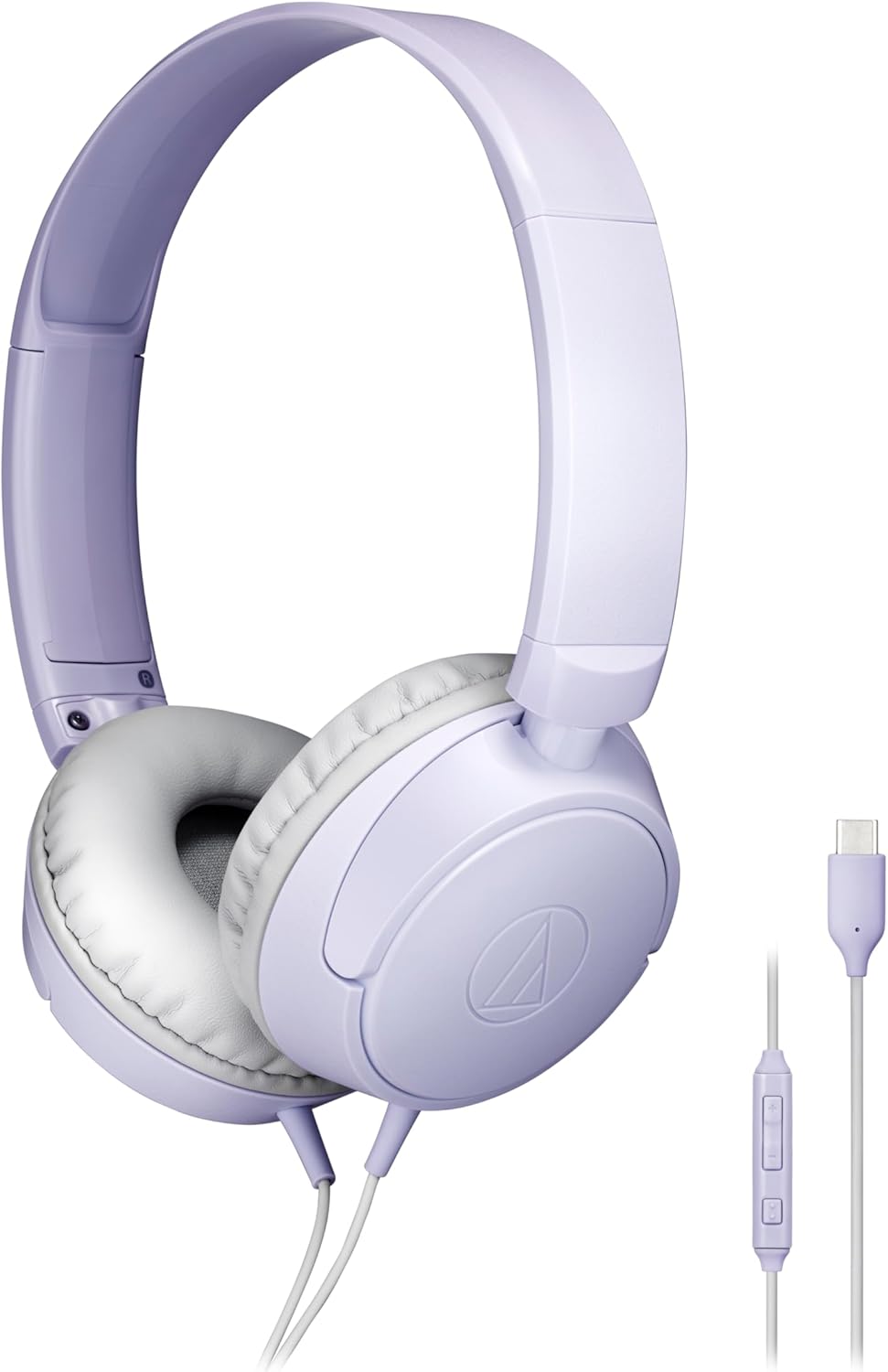 Audio-Technica/ATH-S120C-LV USB-C Headphones (Light Violet)