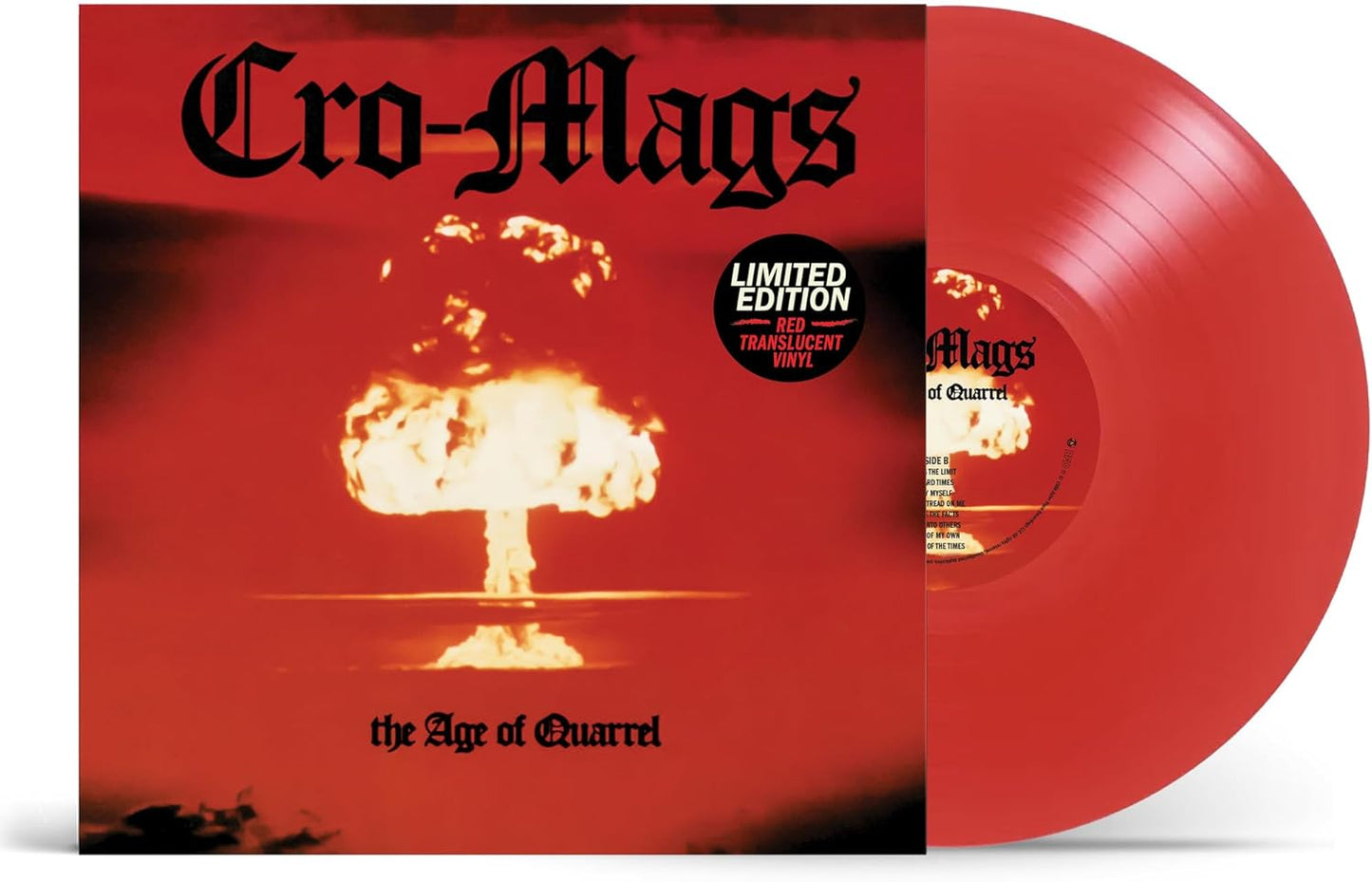 Cro-Mags/The Age Of Quarrel (Ruby Red Translucent Vinyl) [LP]
