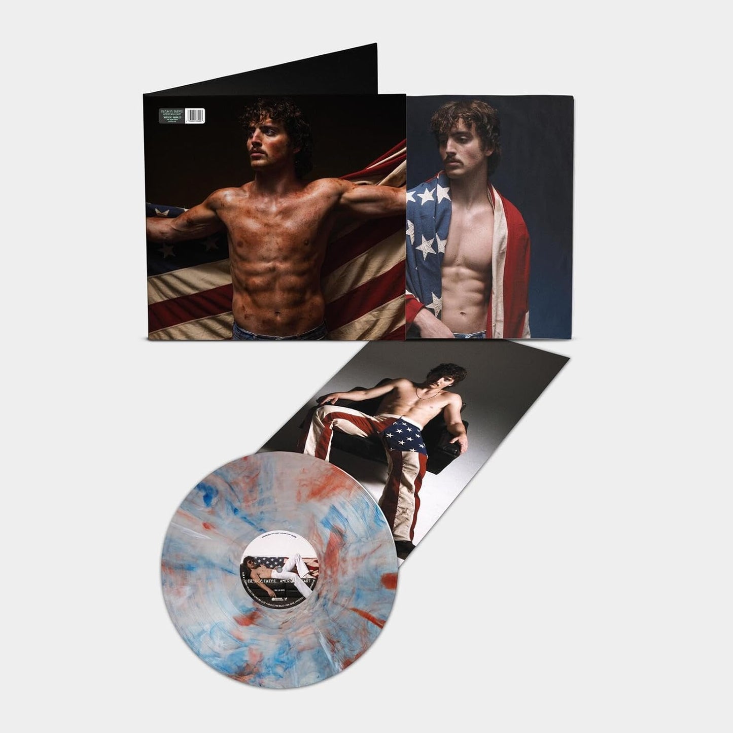 Boone, Benson/American Heart (Red & White Splatter Vinyl) [LP]