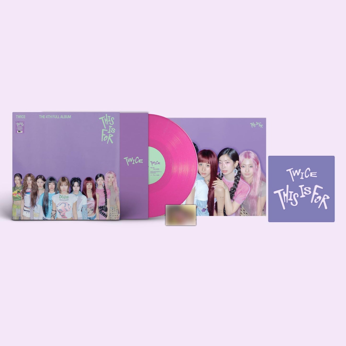 Twice/This Is For (Dragonfruit Glitter Vinyl with Poster) [LP]