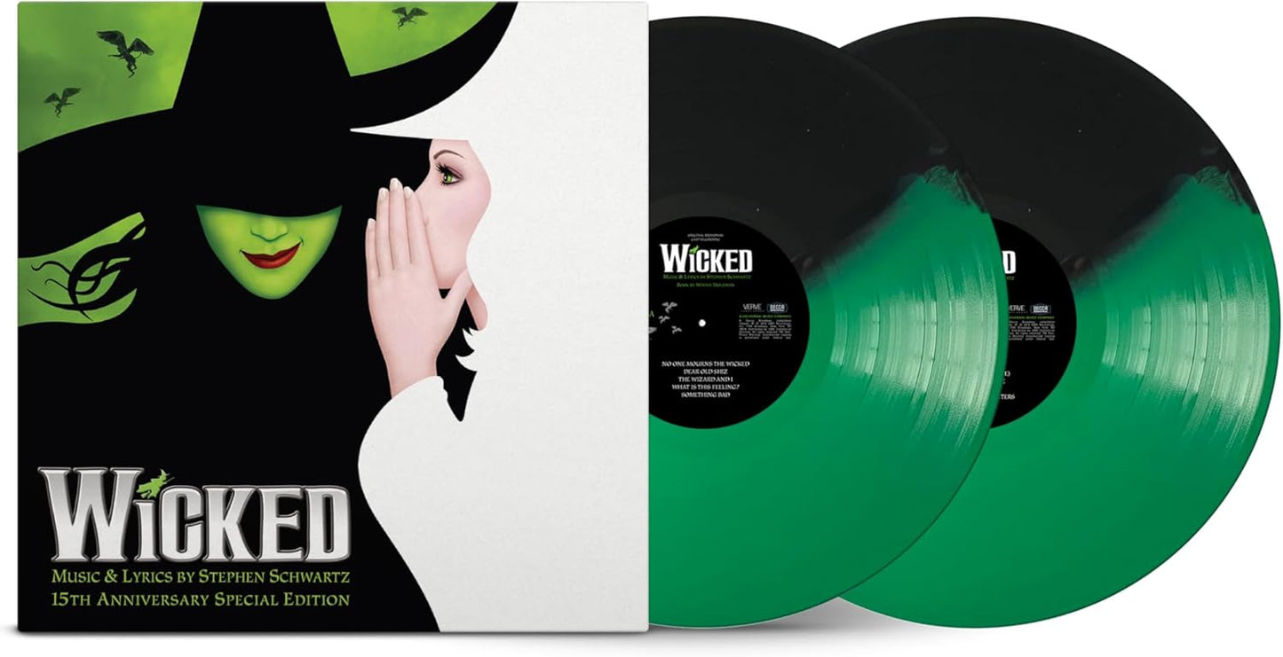 Soundtrack/Wicked: Original Broadway Cast (15th. Ann. Green/Black Vinyl) [LP]