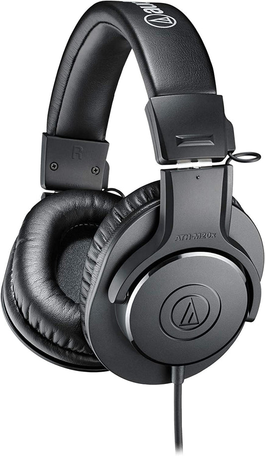 Audio-Technica/ATH-M20X Professional Studio Monitor Headpones (Black)