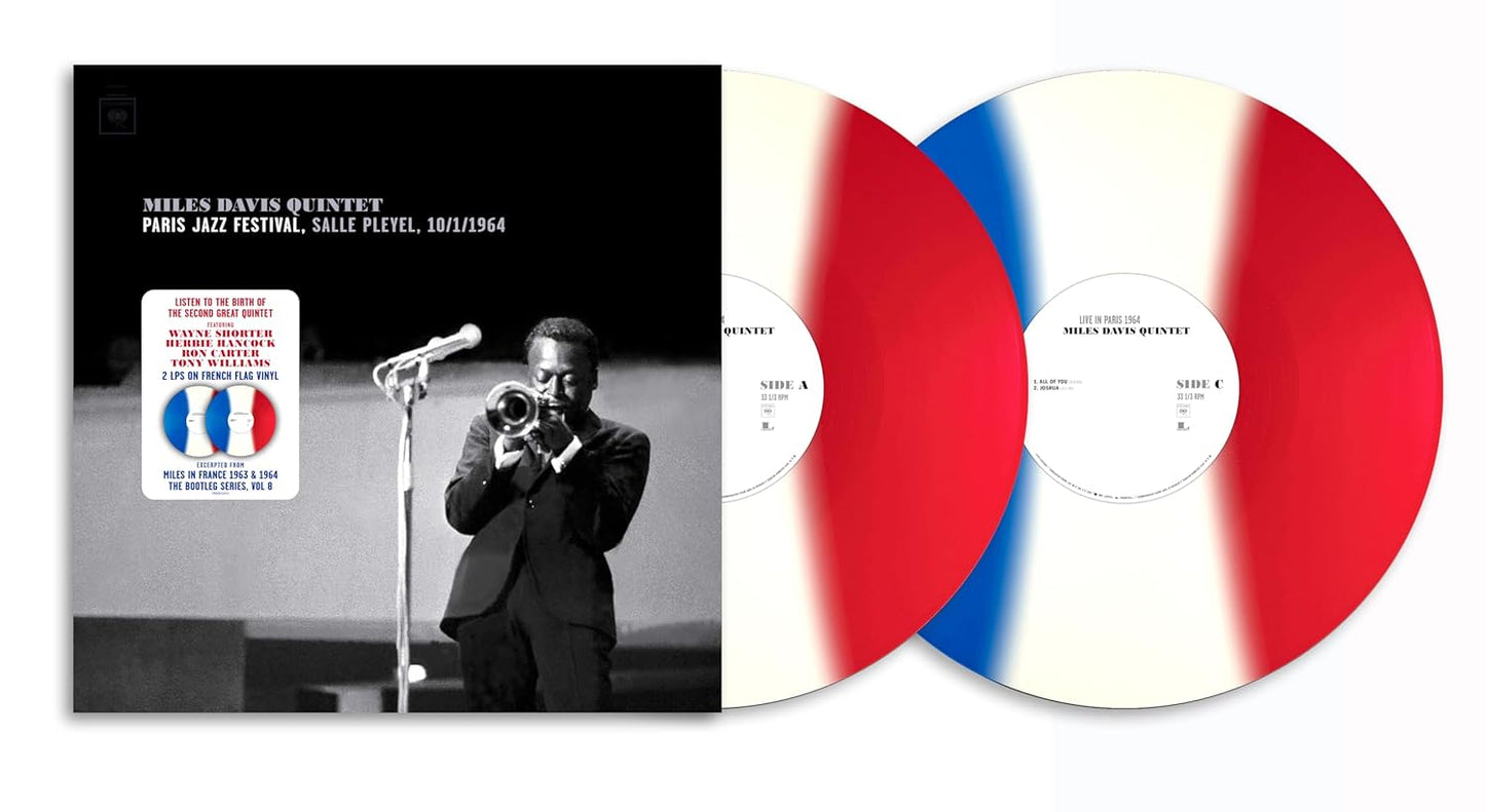 Davis, Miles/Paris Jazz Festival, Salle Playel 10/1/1964 (French Flag Coloured Vinyl) [LP]