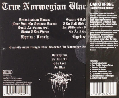 Darkthrone/Transilvanian Hunger [CD]