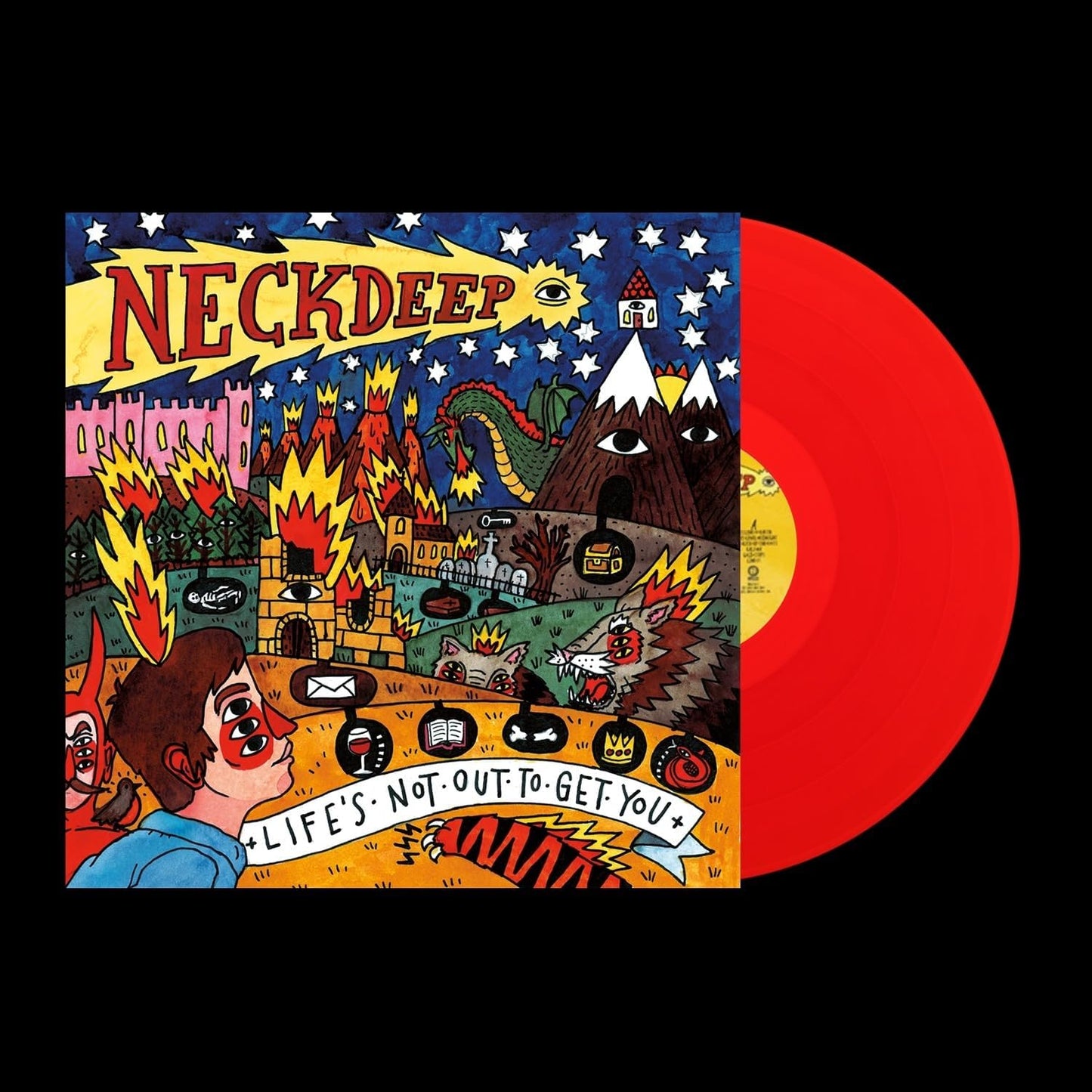 Neck Deep/Life's Not Out To Get You (Blood Red) [LP]