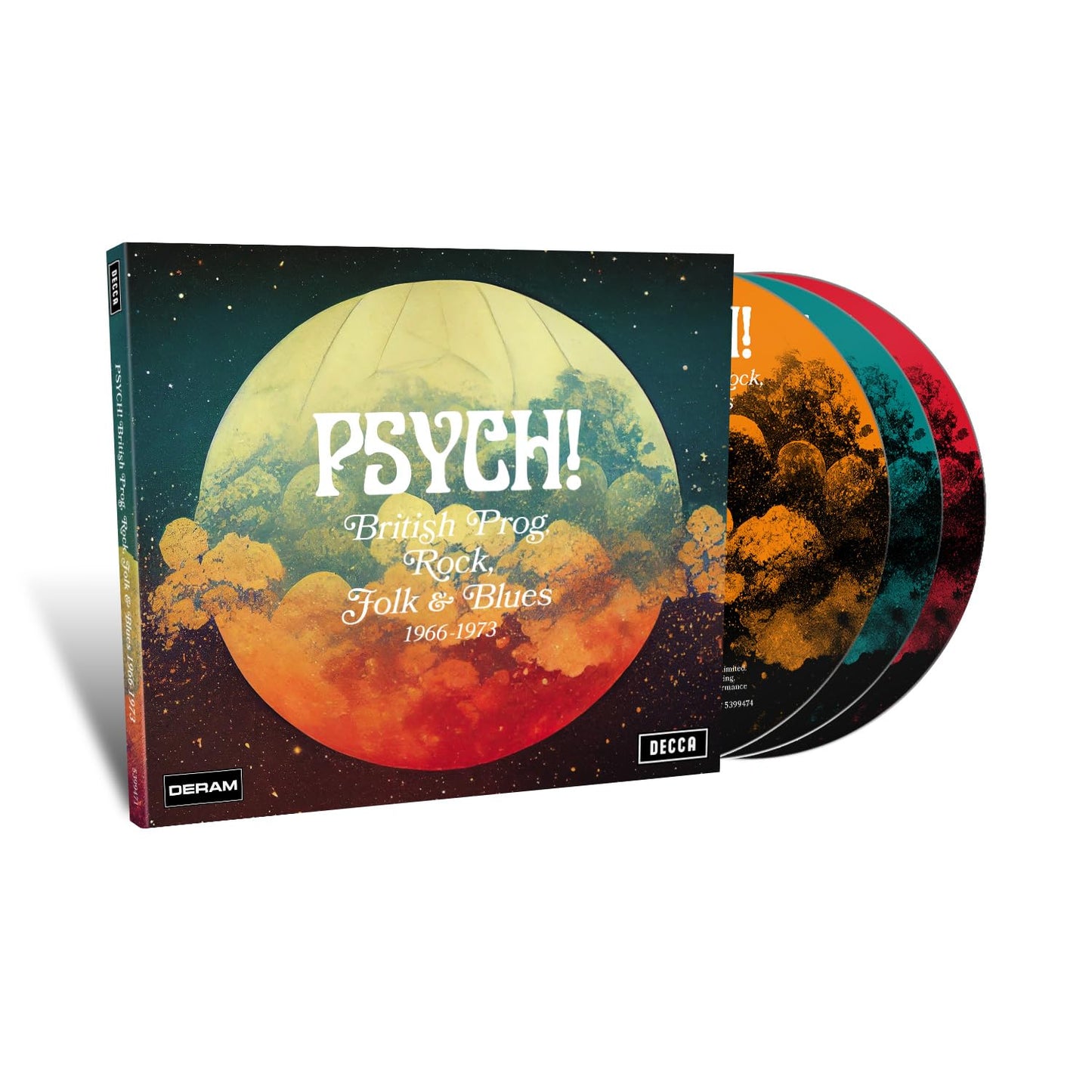 Various Artists/Psych! British Prog, Rock, Folk & Blues (3CD) [CD]