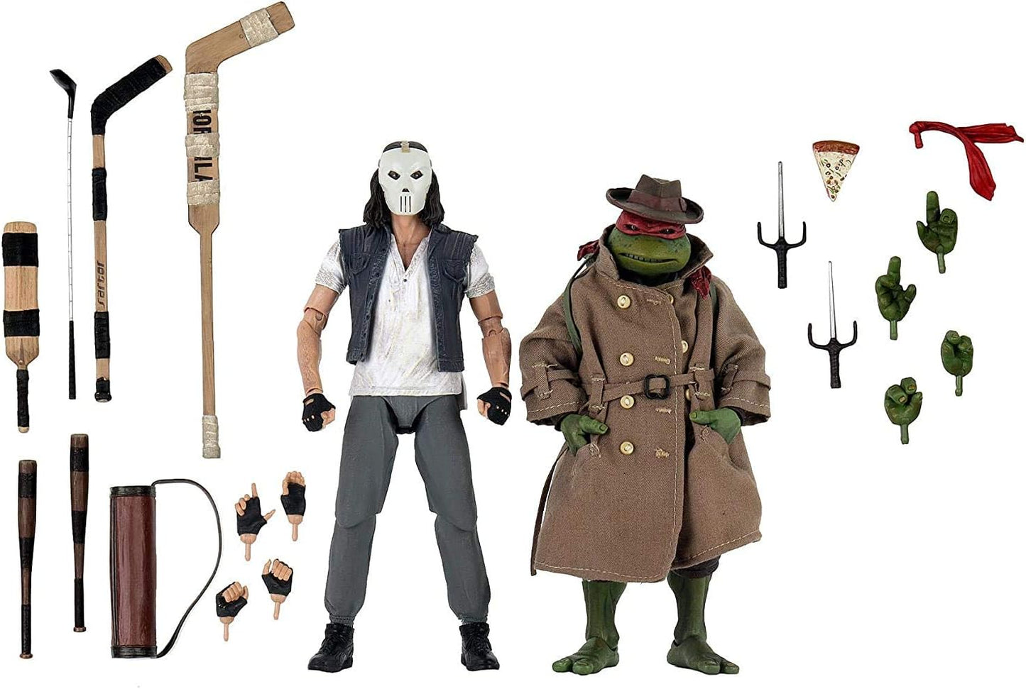 NECA/TMNT - Casey Jones & Raphael (In Disguise) (7" Neca) [Toy]