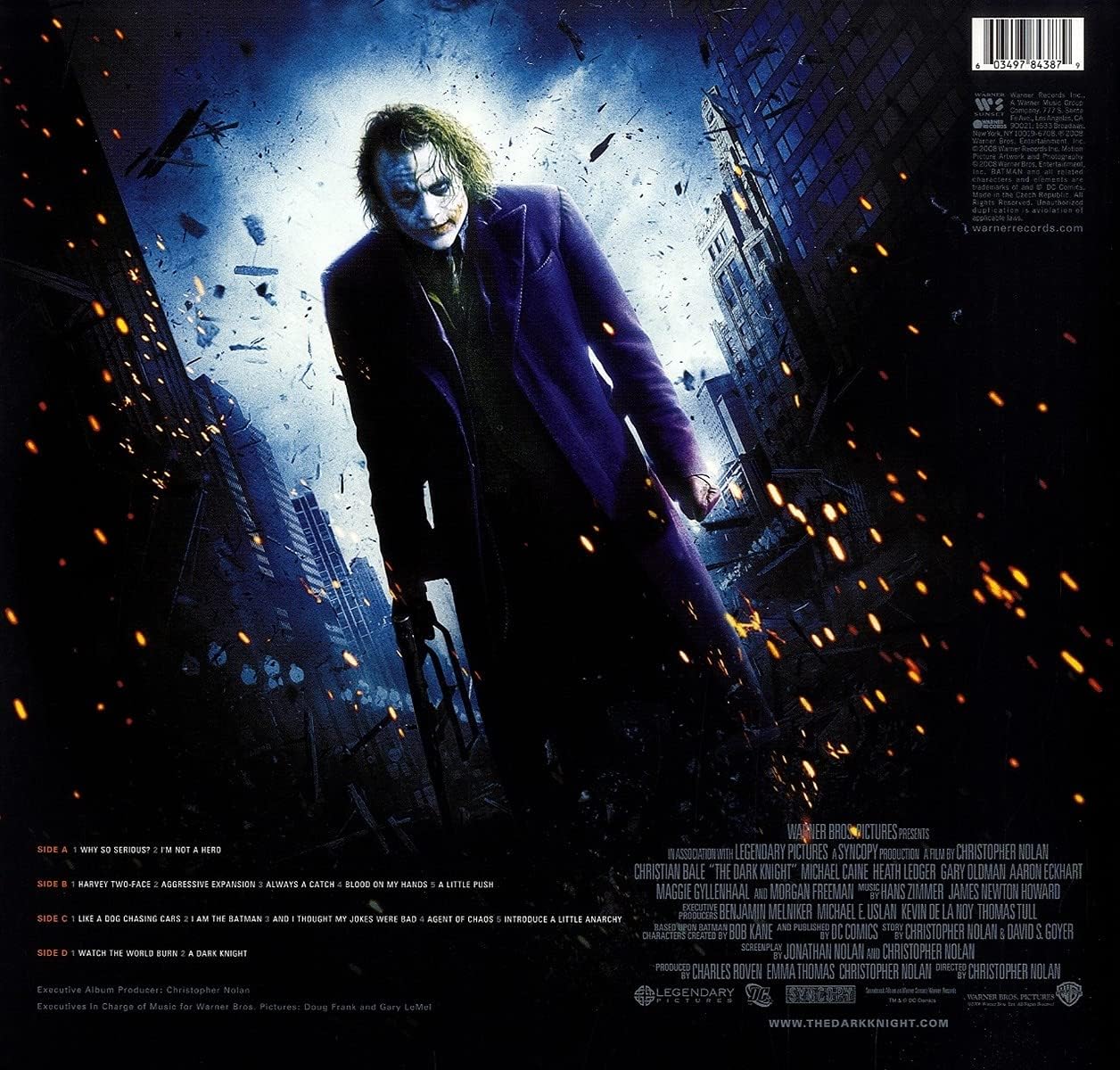 Soundtrack (Hans Zimmer)/The Dark Knight (Neon Green & Violet