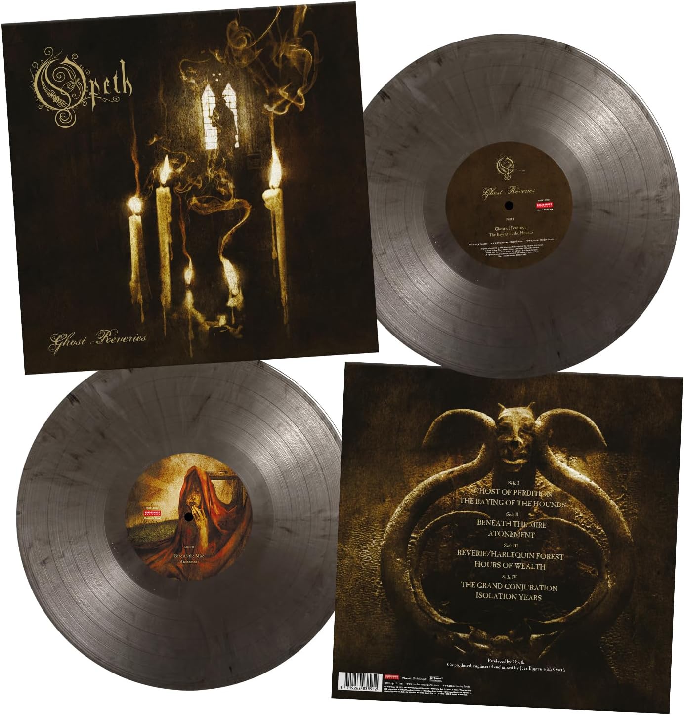 Opeth/Ghost Reveries (Black & Silver Marbled Vinyl) [LP]