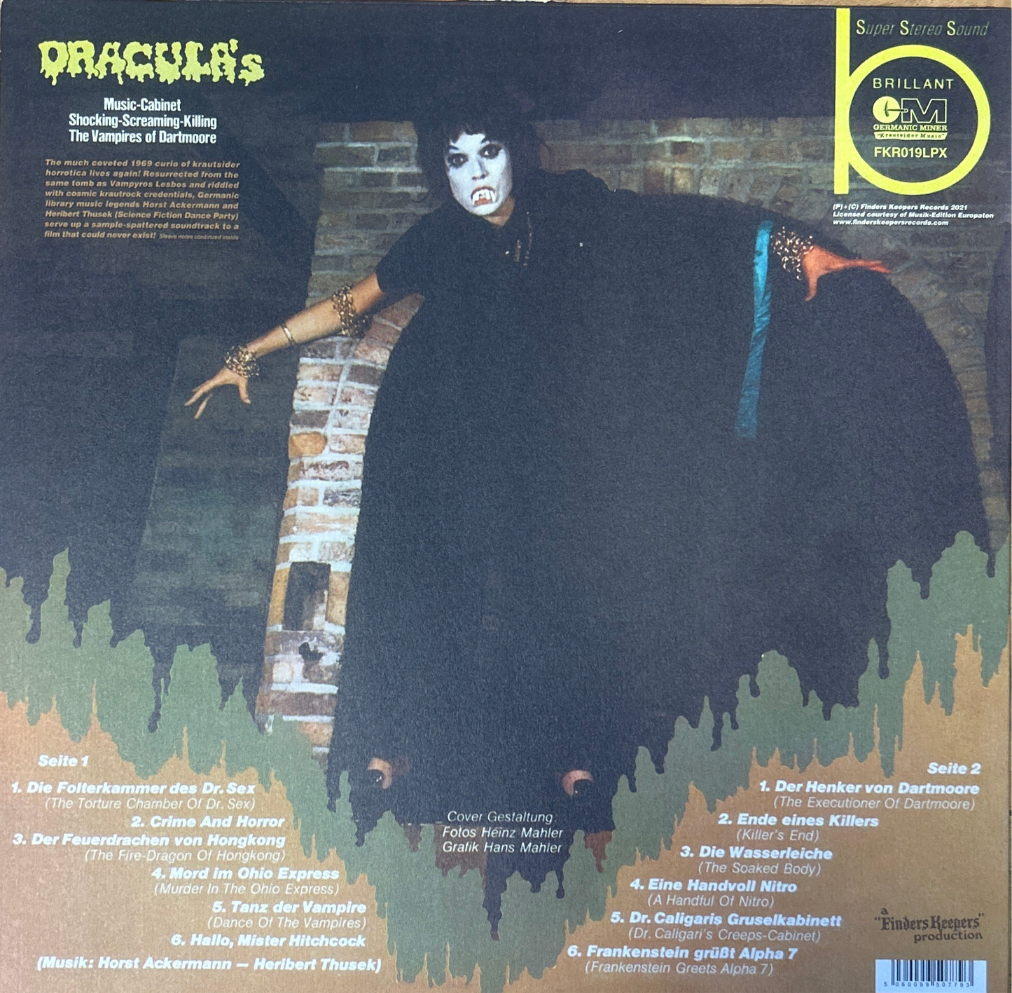 [Used LP] The Vampires Of Dartmoore / Dracula's Music Cabinet