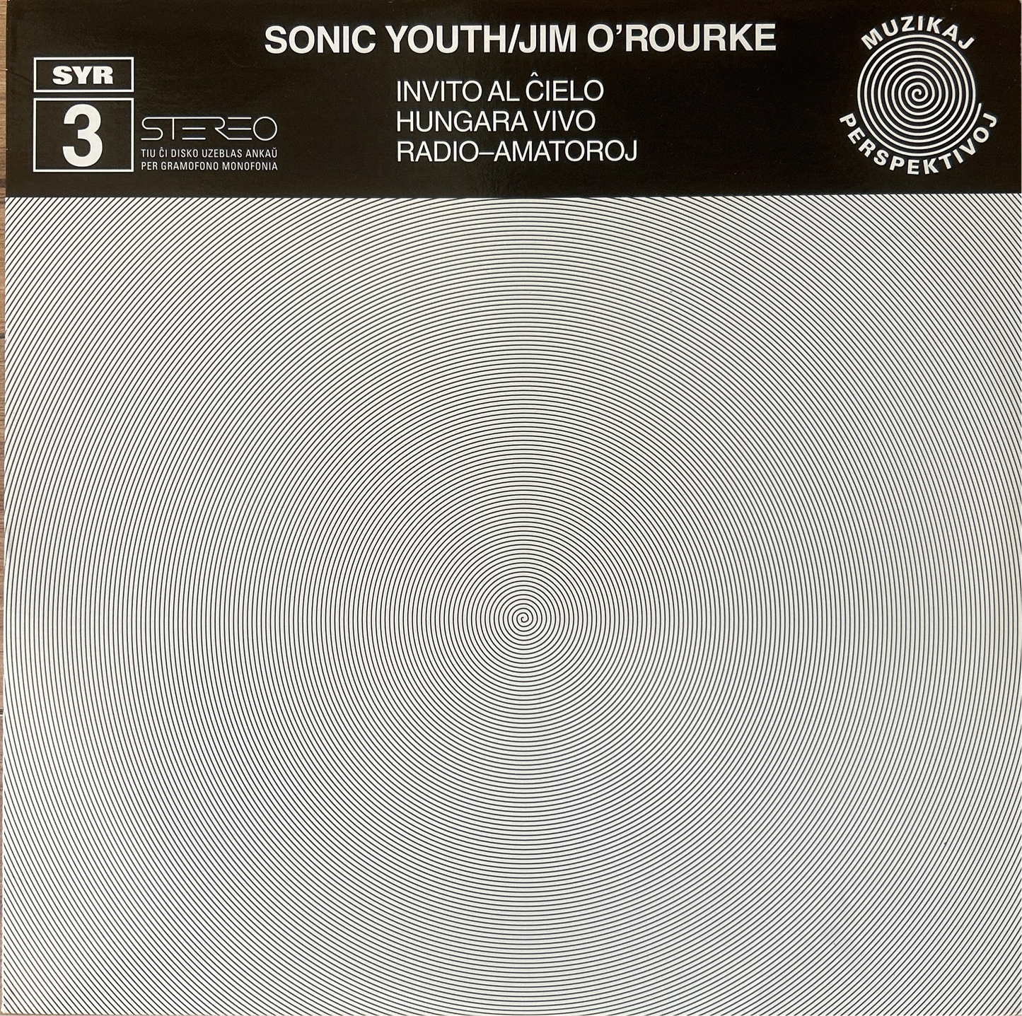 [Used LP] Sonic Youth / Jim O'Rourke / Invito Al Ĉielo