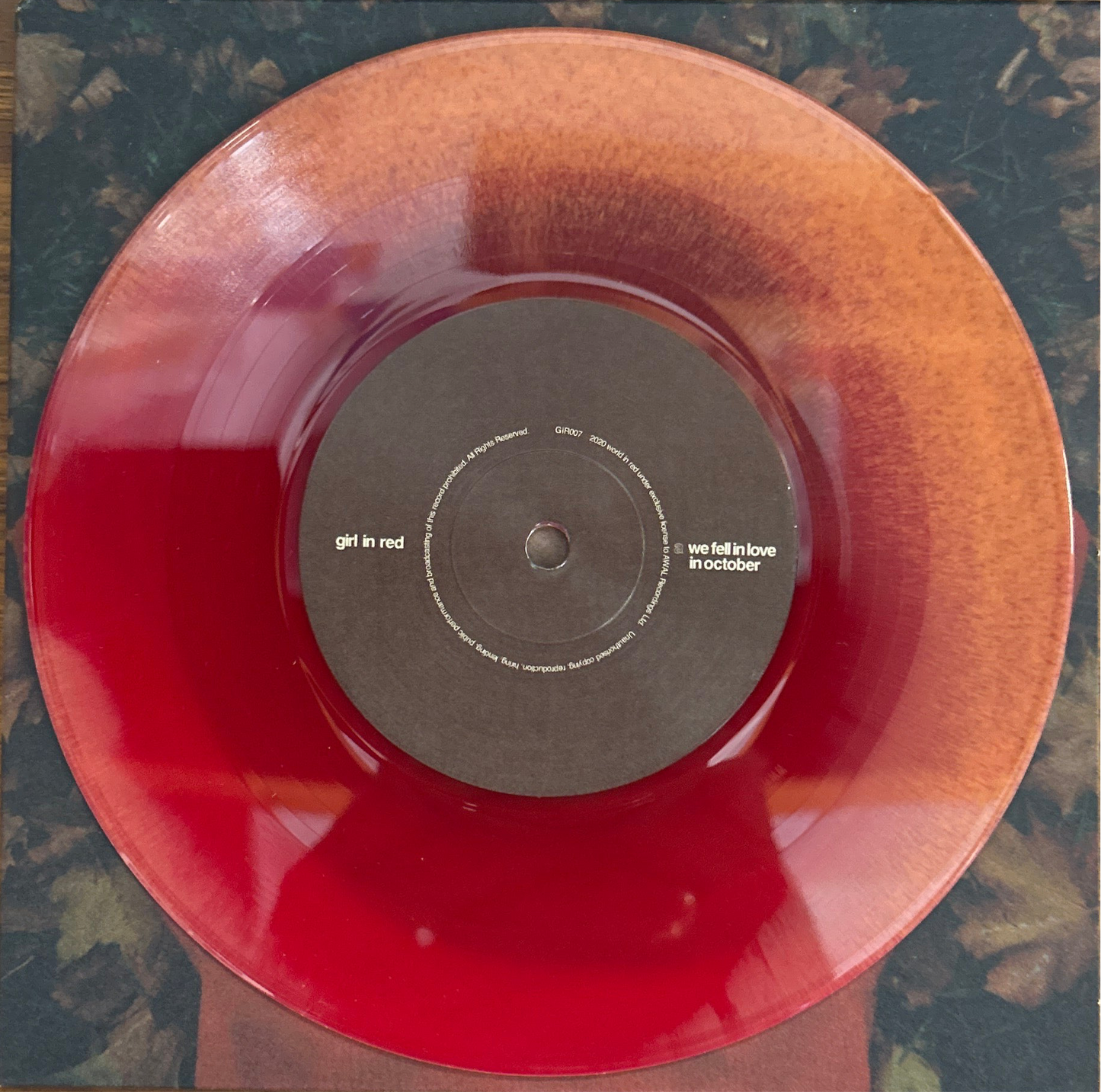 [Used 7"] Girl In Red / We Fell In Love In October / Original Demo