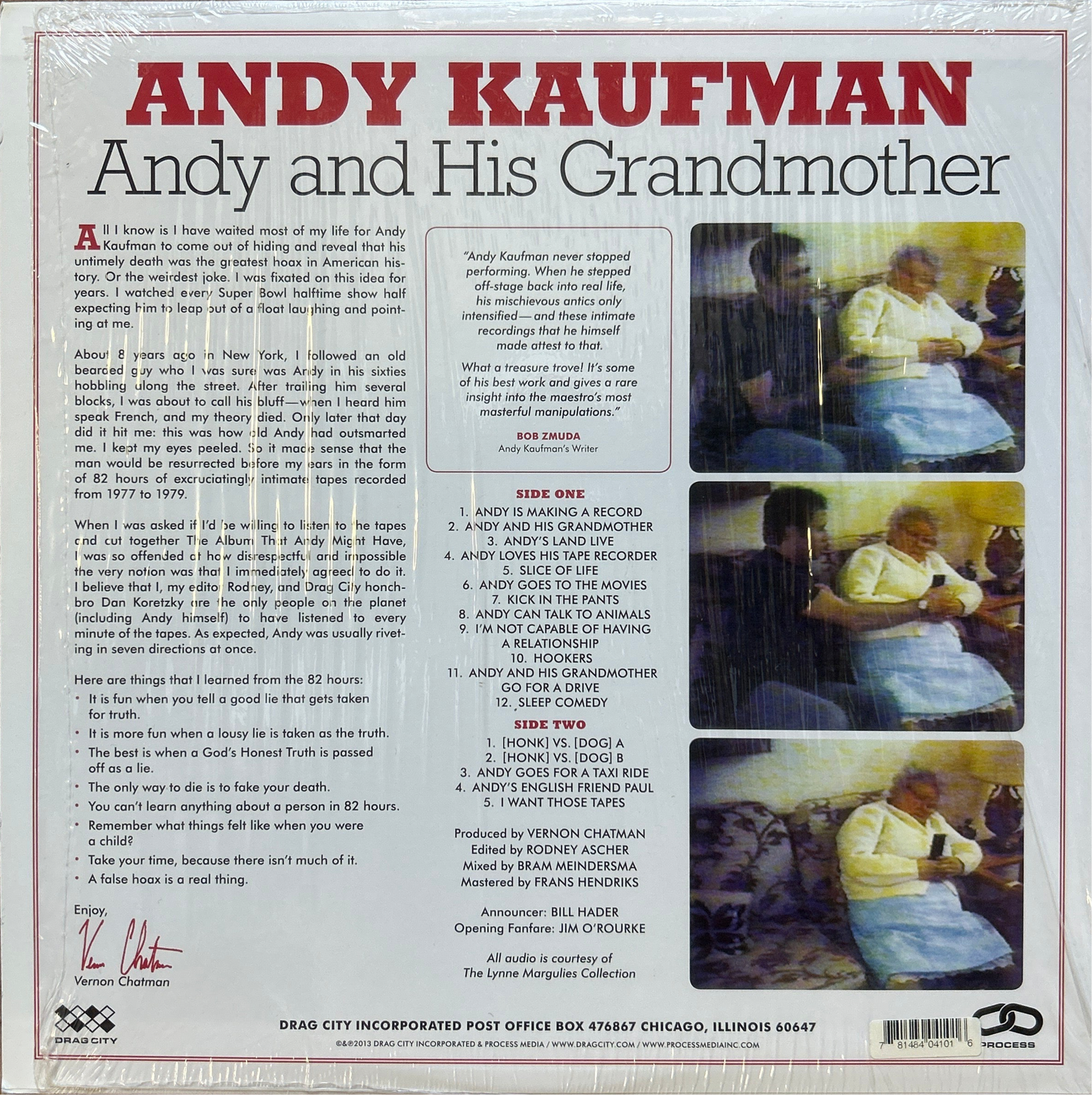 [Used LP] Kaufman, Andy / Andy and His Grandmother