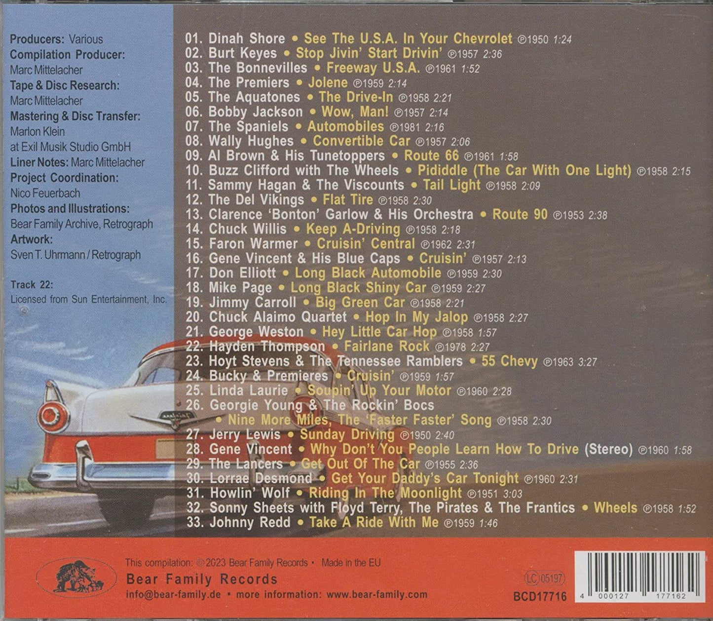 Various Artists/Destination Freeway: 33 Cruisin' Deuces For Your Summer Spectacular [CD]