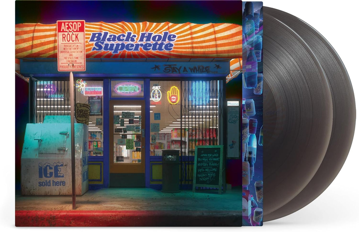 Aesop Rock/Black Hole Superette (Black Ice Vinyl) [LP]