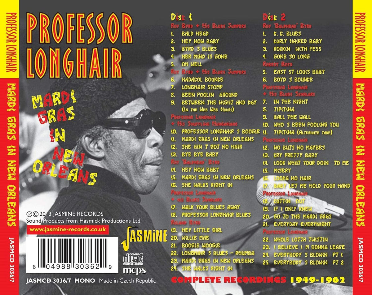 Professor Longhair/Mardi Gras in New Orleans: Complete Recordings 1949-1962 [CD]