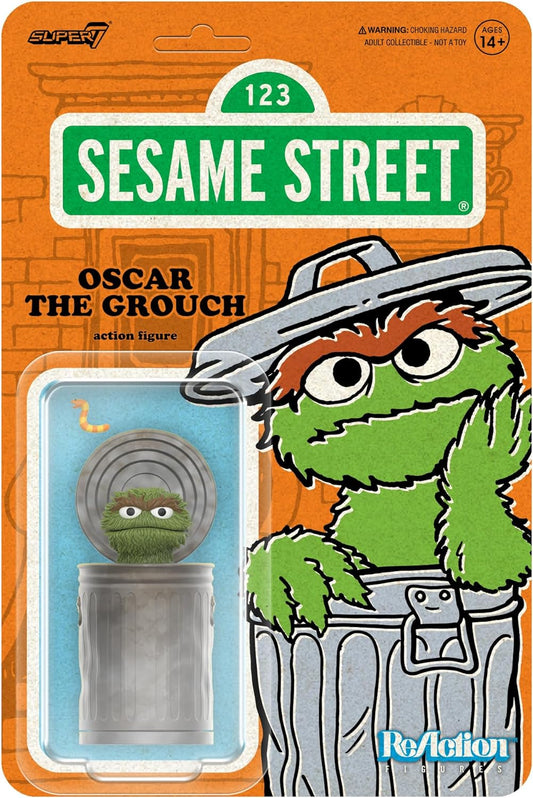 Sesame Street - Oscar the Grouch Reaction Figure [Toy]