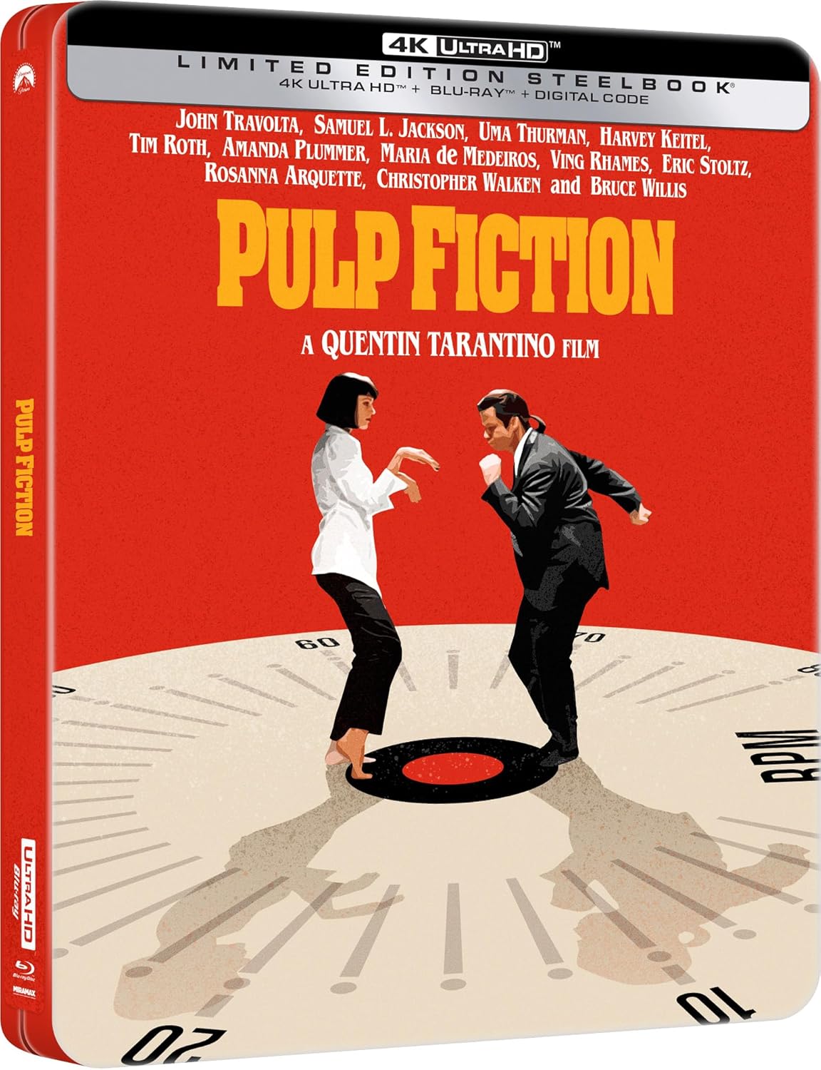 Pulp Fiction (Limited Edition Steelbook 4K-UHD + BluRay) [BluRay]