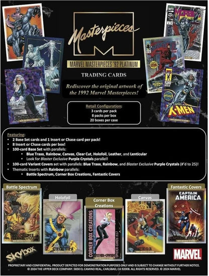 Marvel Masterpieces '92 Platinum Blaster Box