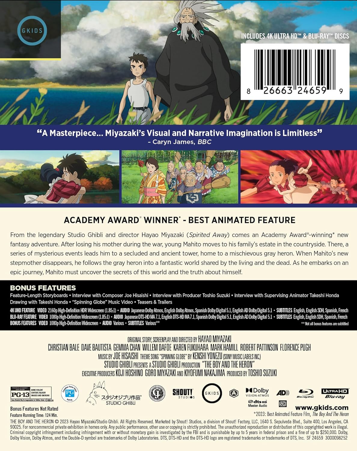 Studio Ghibli/The Boy And The Heron (Limited Steelbook 4K-UHD) [BluRay]