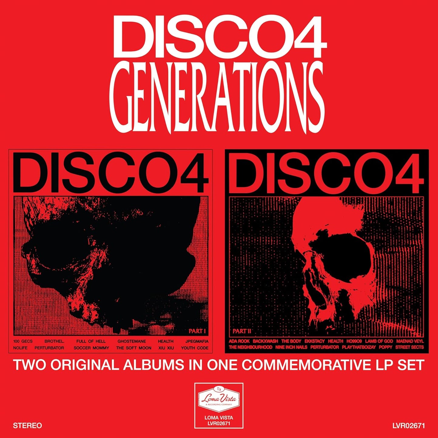 Health/Generations Edition: Disco4 Part I and Part II [LP]