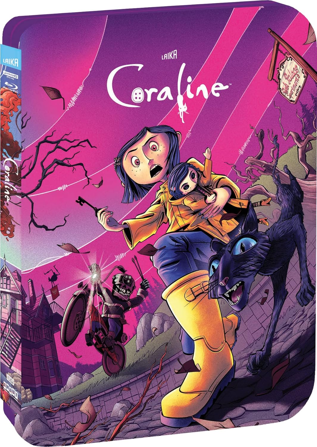 Coraline (Limited Edition Steelbook 4K-UHD) [BluRay]