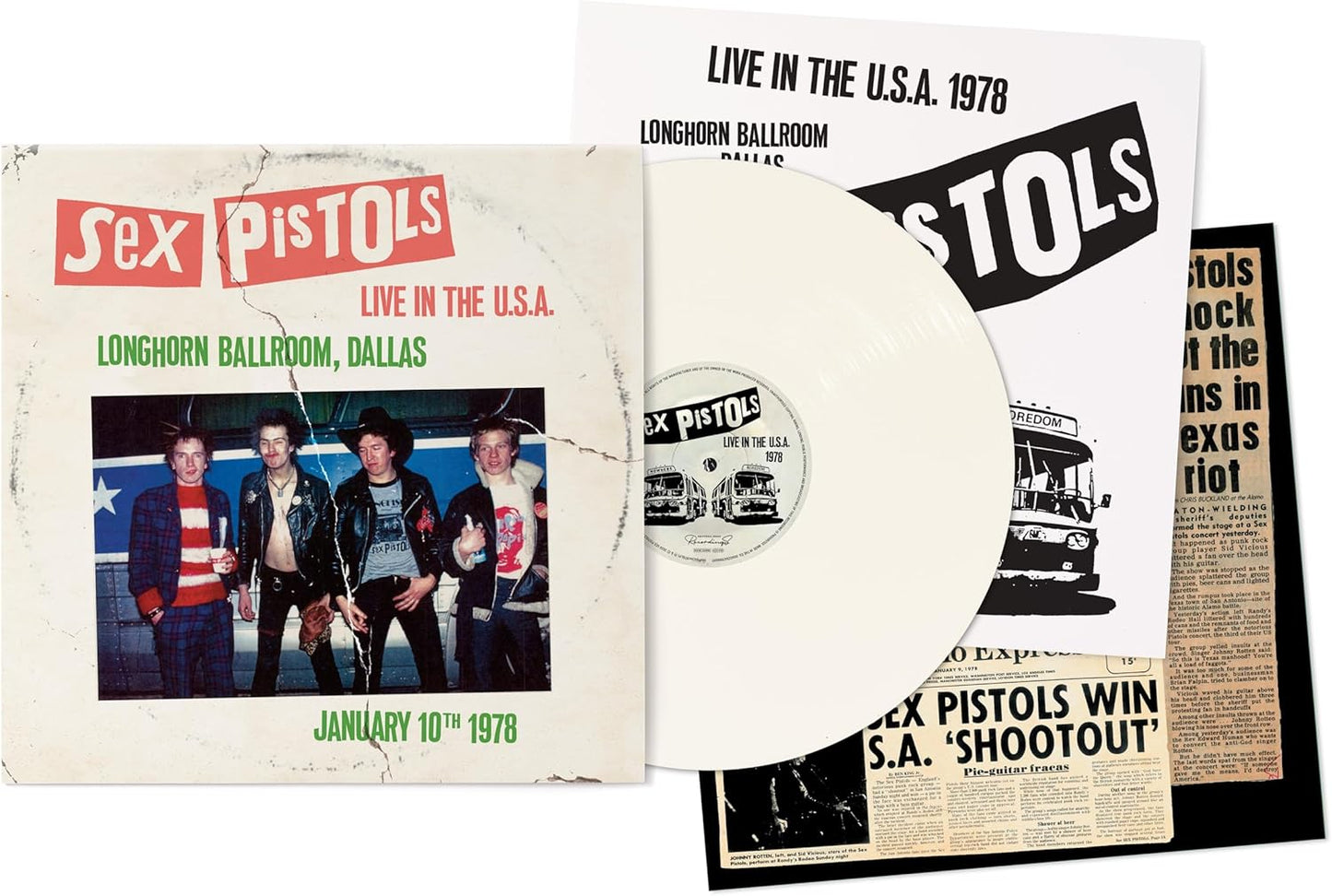 Sex Pistols, The/Live In The U.S.A. 1978, Dallas (White Vinyl) [LP]