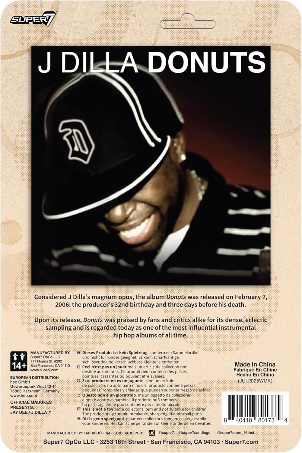 J Dilla ReAction Figure (Wave 2) [Toy]