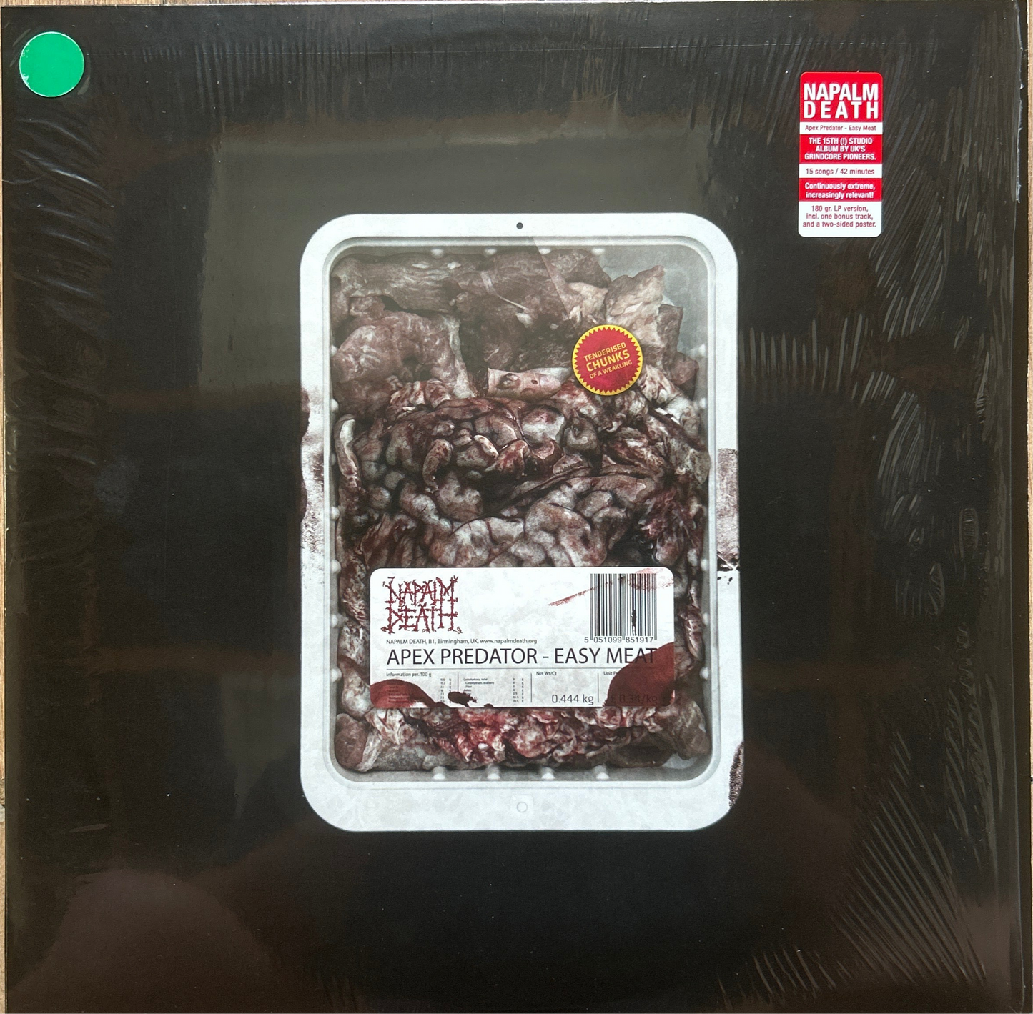 [Used LP] Napalm Death / Apex Predator - Easy Meat