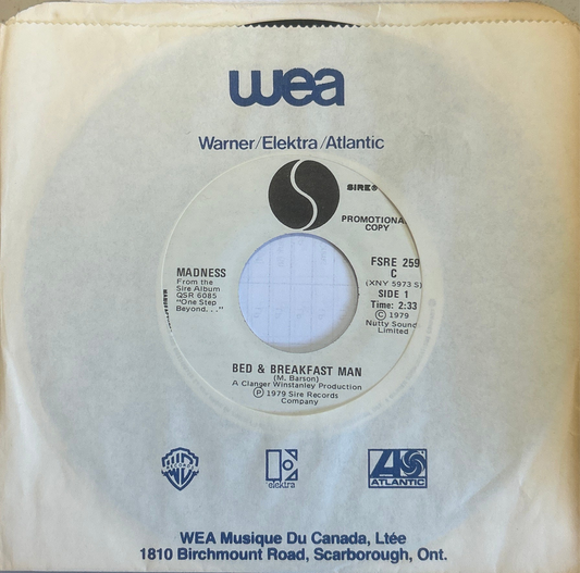 [Used 7"] Madness / Bed & Breakfast Man