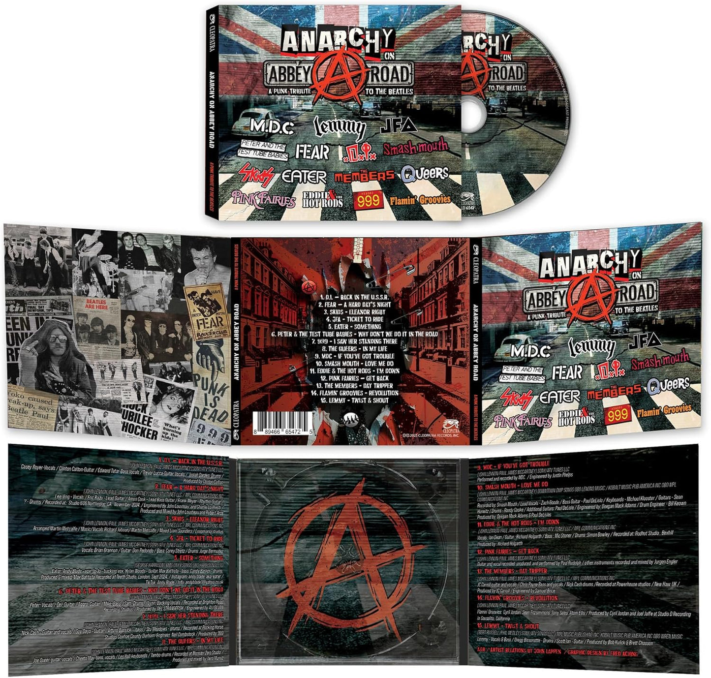 Various Artists/Anarchy On Abbey Road: A Punk Tribute To The Beatles [CD]