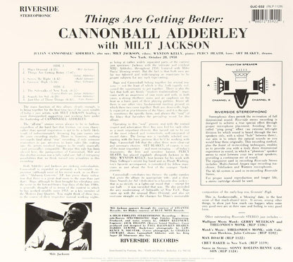Adderley, Cannonball/Things Are Getting Better [LP]