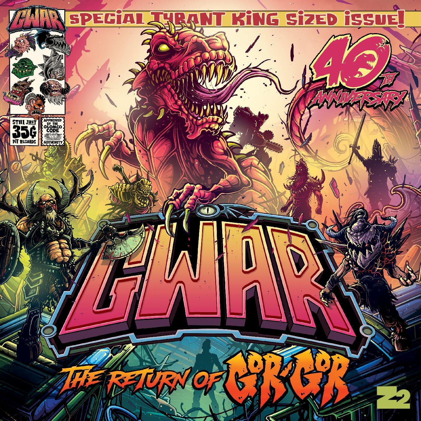 GWAR/The Return of Gor Gor (Semi-Transparent Purple Vinyl) [LP]