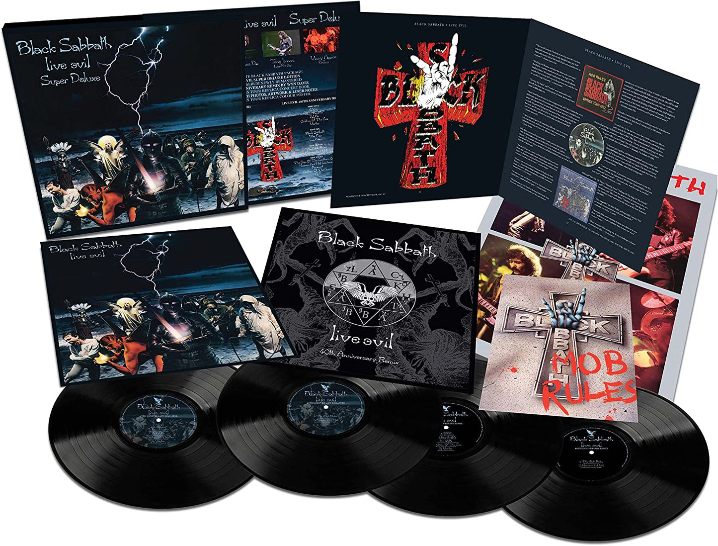 Black Sabbath/Live Evil (40th Ann. Super Deluxe 4LP Box) [LP]